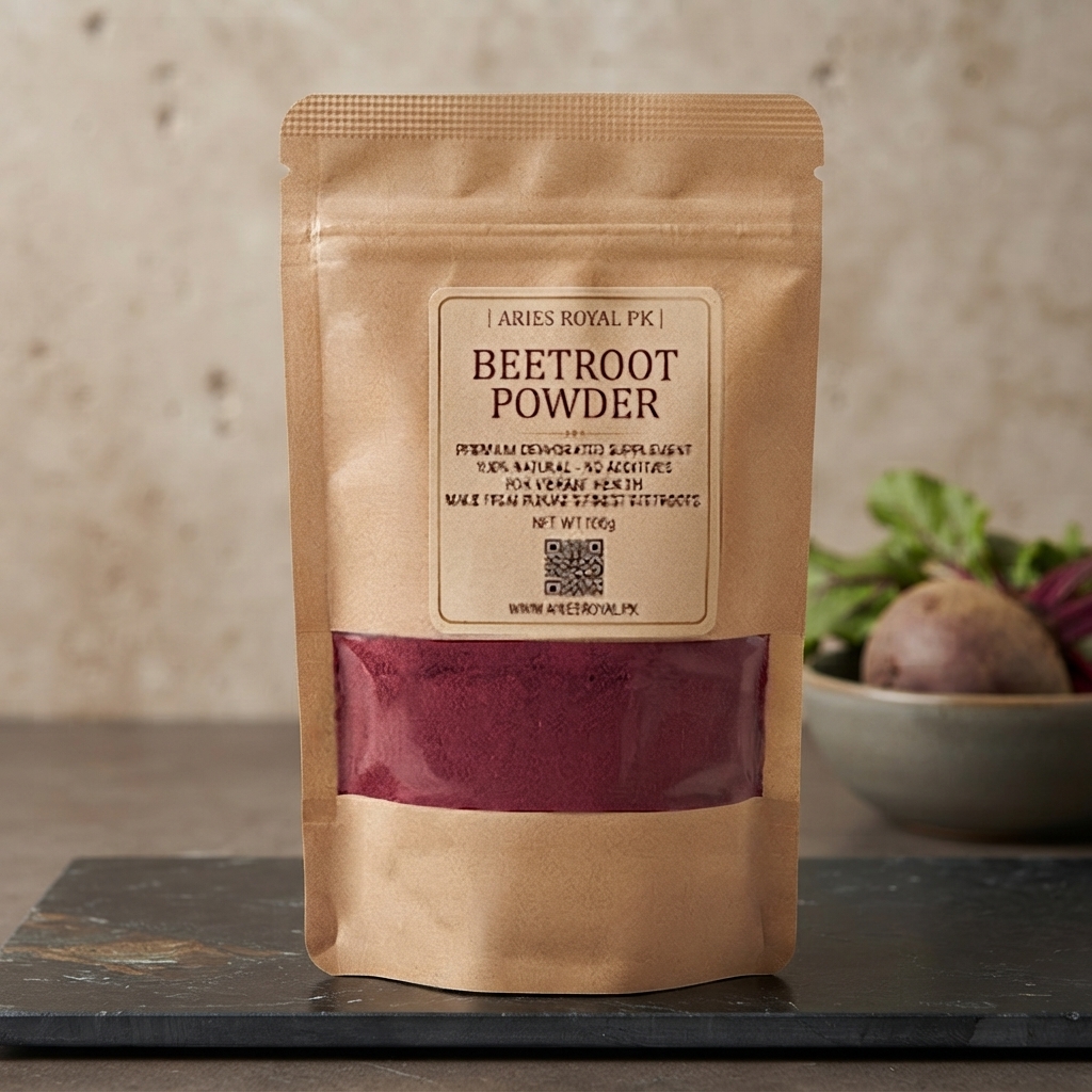 Beetroot Powder 100% Organic  | Pure Natural Superfood for Health & Skin view 2