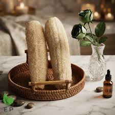 100% Plant-Based Natural Loofah Sponge Set – Biodegradable Body Exfoliator & Bath Accessories by Origin Harvest view 2