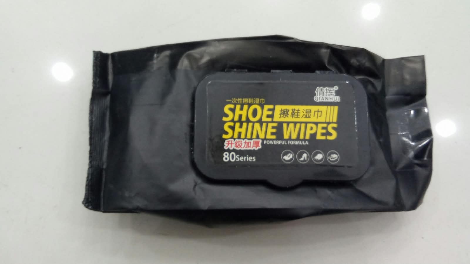 Qianhui Shoe Shine Wipes (80 Series) - Quick Cleaning Wet Wipes view 3