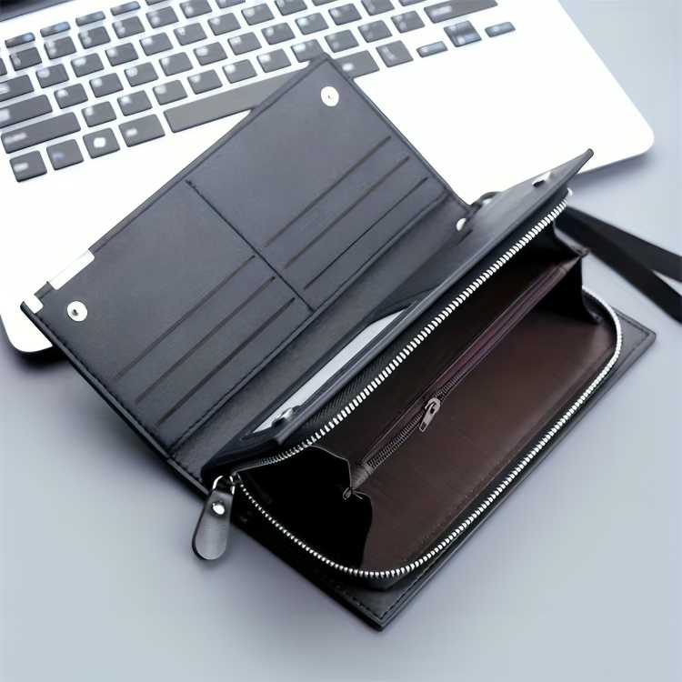 Baellerry Long Wallet For Men And Women - Fashion Accessory Designed For Cash Storage And Daily Carry Routine view 3