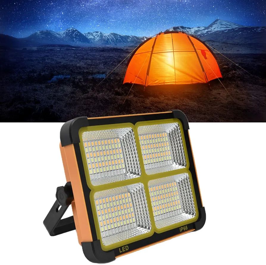 Portable 300W Solar Powered LED Work Light IP66 Waterproof view 4