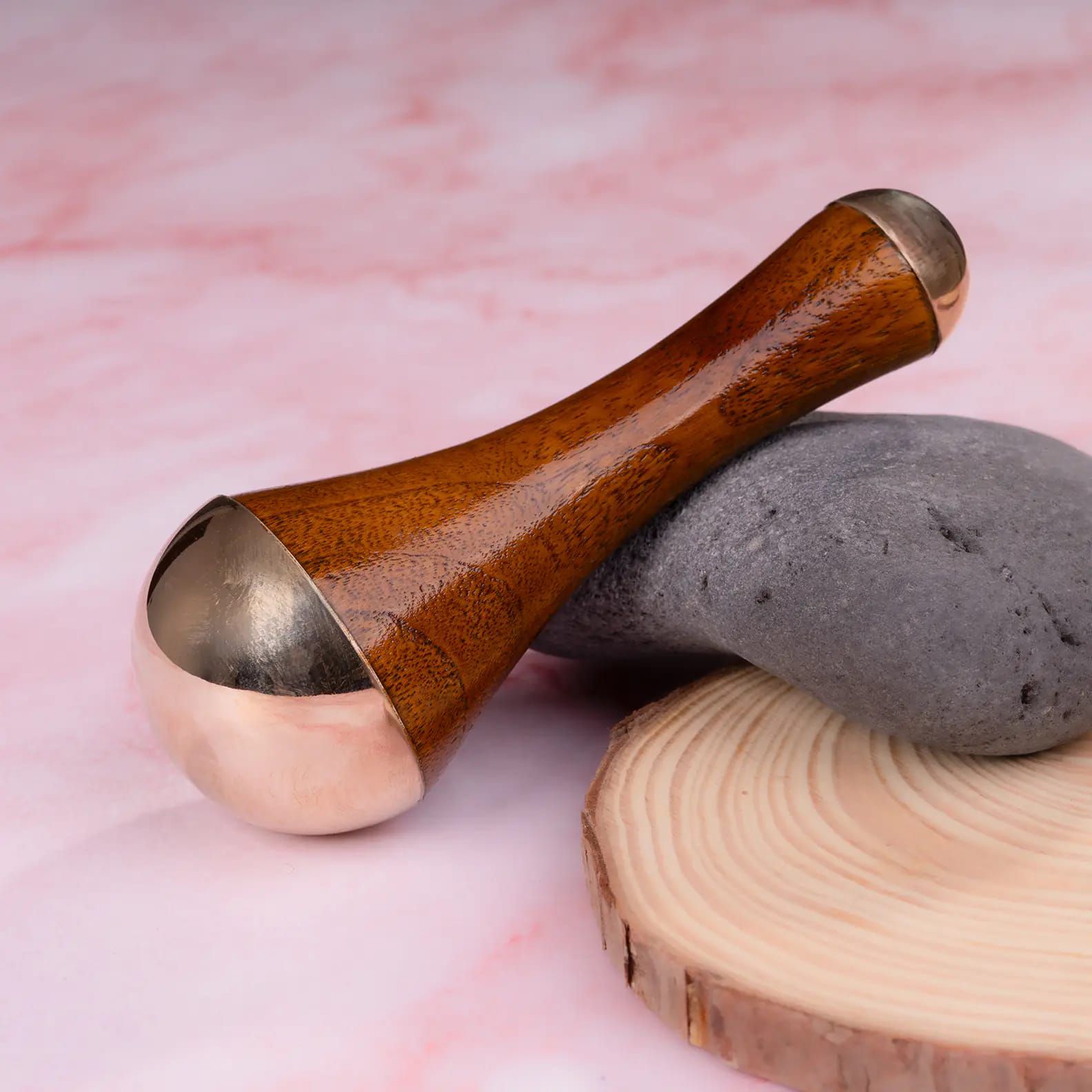 Premium Ayurvedic Kansa Massager - Natural & Chemical Free view 5