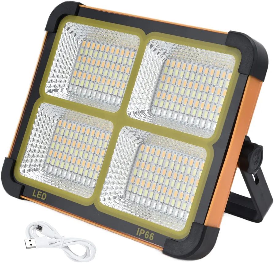 Portable 300W Solar Powered LED Work Light IP66 Waterproof view 2