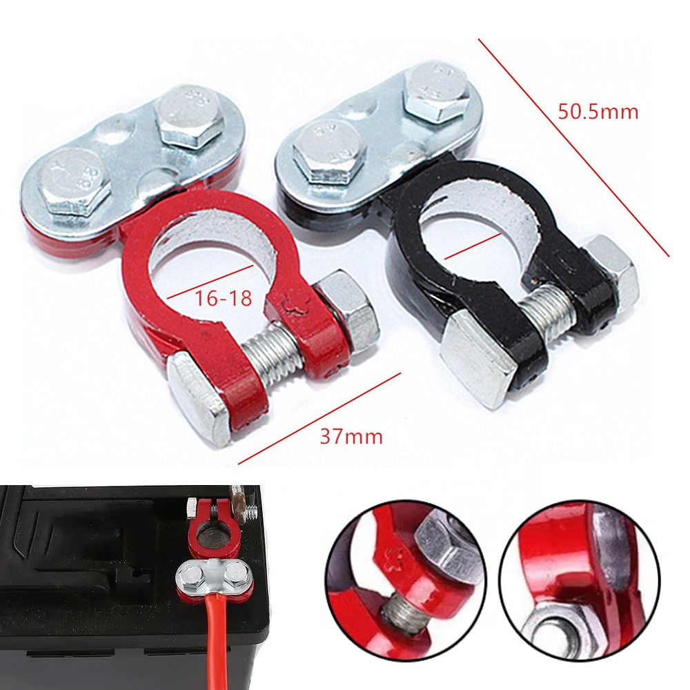 Battery Terminal Set - Positive & Negative (2pcs)