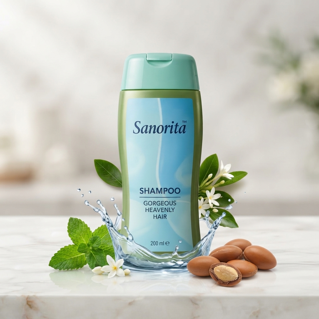 Sanorita Shampoo Natural Care For Gorgeous Heavenly Hair - Buy Online in Pakistan at Zenbu Store