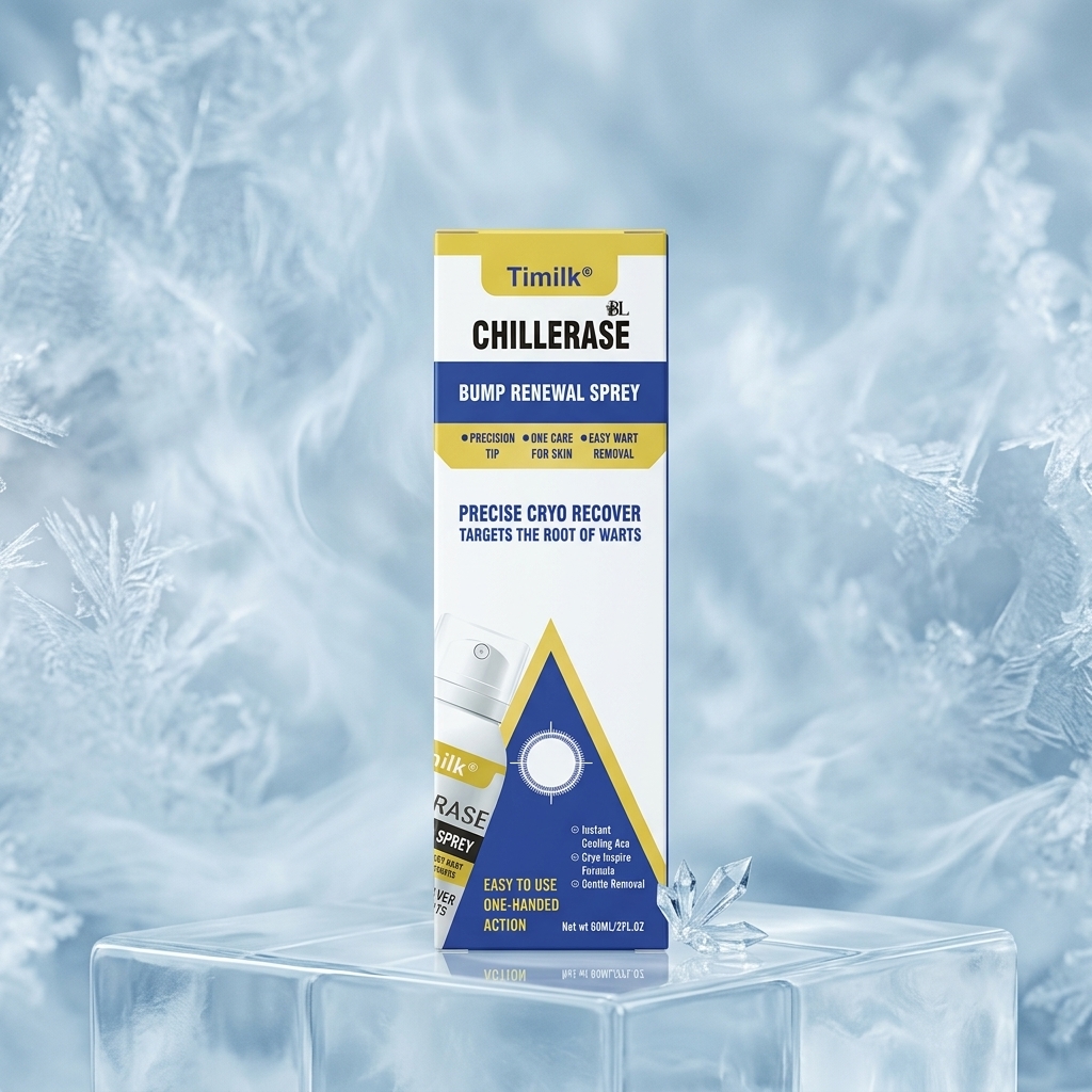 Timilk ChillErase Bump Renewal Spray - Skincare Accessory Designed For Skin Smoothing And Daily Facial Care Routine – 60ML