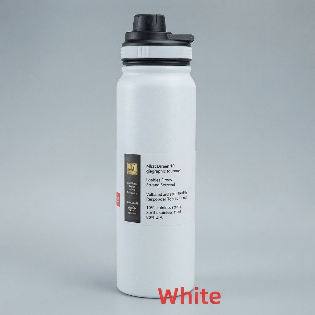 Stainless Steel Nozzle Vacuum Water Bottle - Drinkware Accessory Designed For Liquid Hydration And Daily Travel Routine view 4