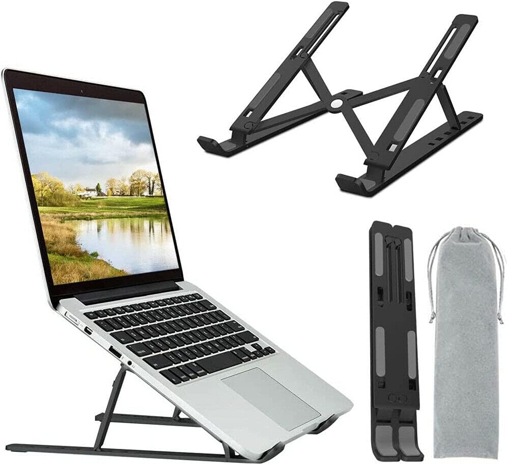 Portable & Foldable Aluminium Laptop Stand - Buy Online in Pakistan at Zenbu Store