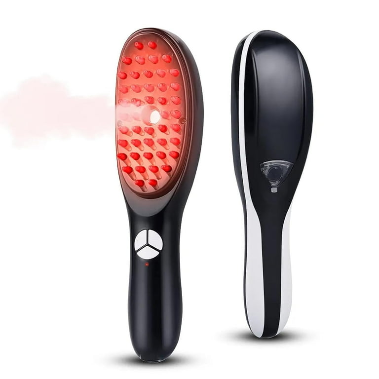 Electric 3D Scalp Massage Comb with Steam Spray & Red Blue Light Therapy - Buy Online in Pakistan at Zenbu Store