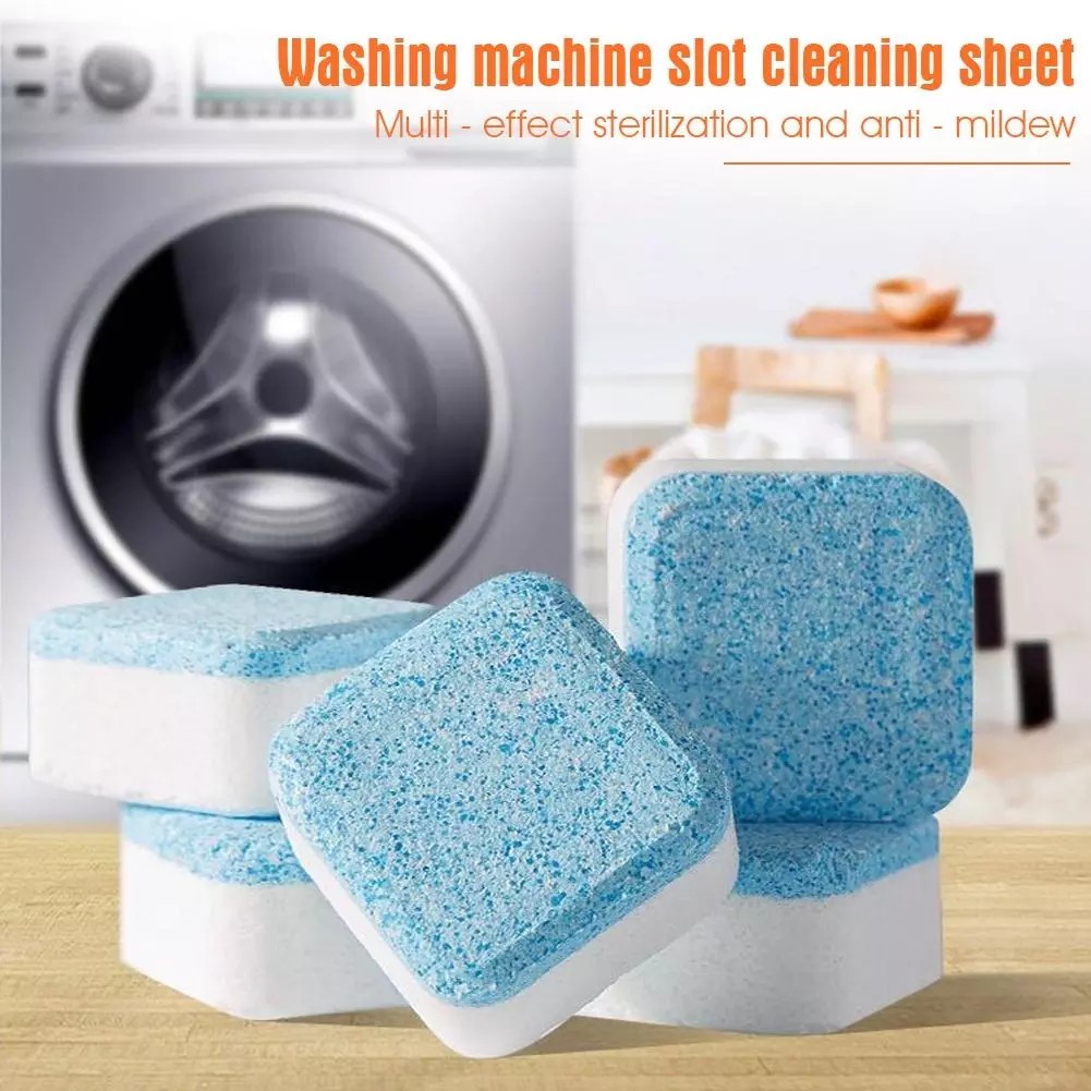 12 Pcs Washing Machine Cleaner Tablets – Washing Machine Cleaning Cube Deep Cleaning Tablets | Washer Drum Cleaner Removes Dirt, Residue & Unpleasant Odor | Washing Machine Maintenance view 2