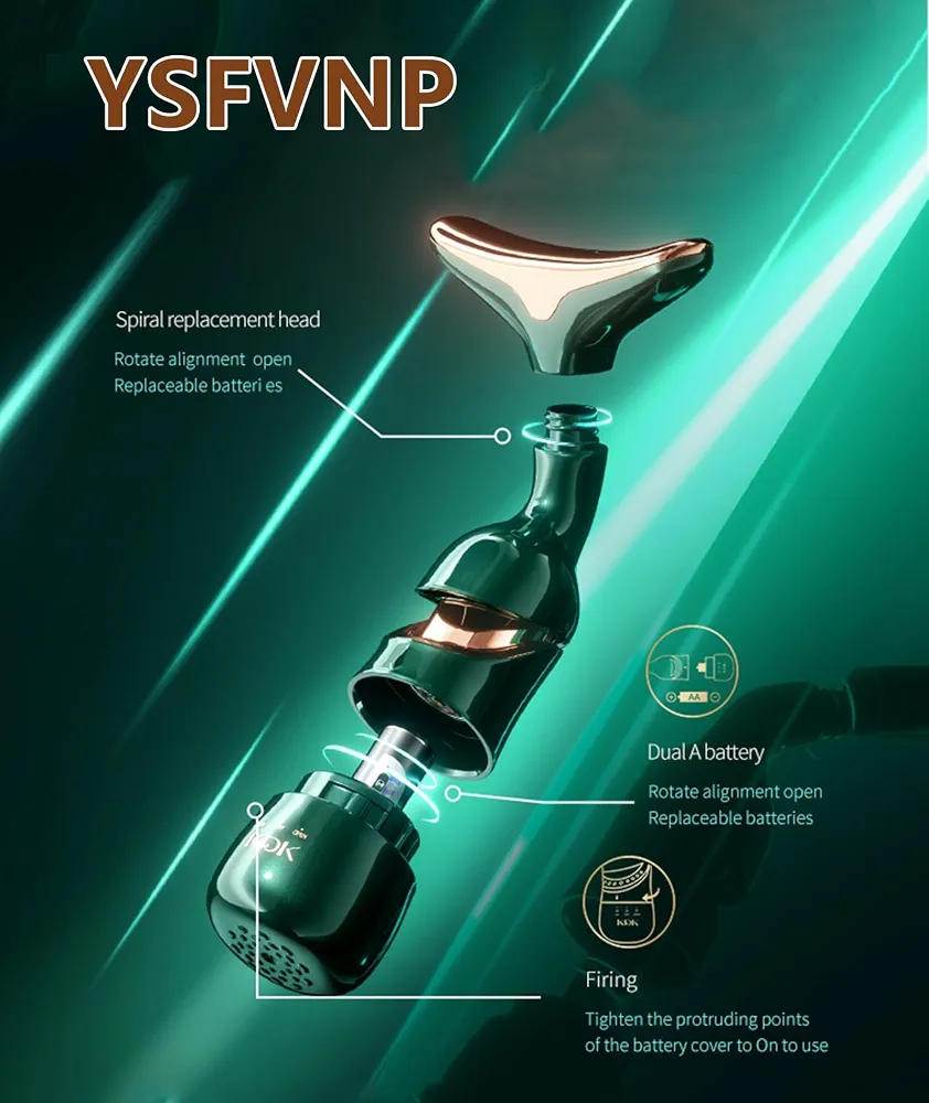 3 in 1 Facial Massager Machine for Face, Anti Wrinkles Face Neck Eyes Massager, Facial Massager Set, Sculpting Tool Multifunctional Neck Massager Beauty Device for Forehead Cheek view 4