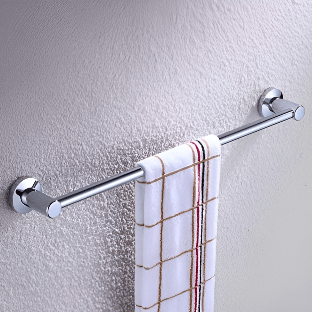 Stainless Steel Wall Mounted Towel Rail | Durable Rust Resistant Bathroom Organizer view 2