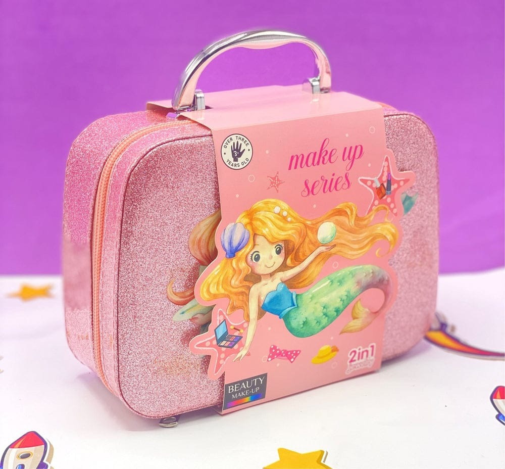 Mermaid 2-In-1 Makeup And Jewelry Case For Kids - Buy Online in Pakistan at Zenbu Store