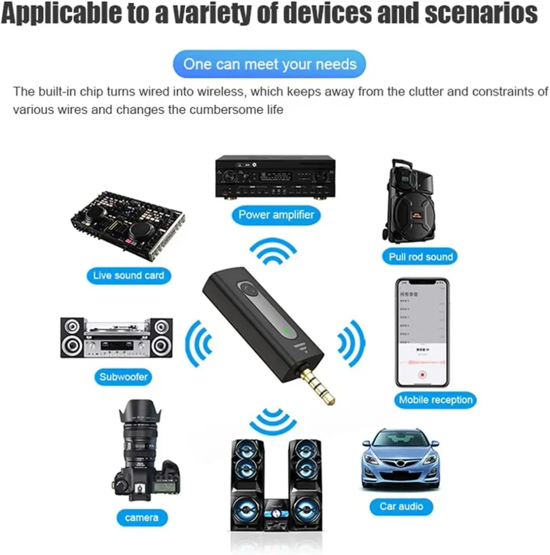 K35 High Quality Wireless Dual Microphone For Mobile Phone And Camera view 3