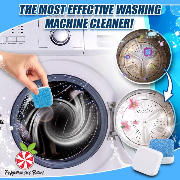 12 Pcs Washing Machine Cleaner Tablets – Washing Machine Cleaning Cube Deep Cleaning Tablets | Washer Drum Cleaner Removes Dirt, Residue & Unpleasant Odor | Washing Machine Maintenance
