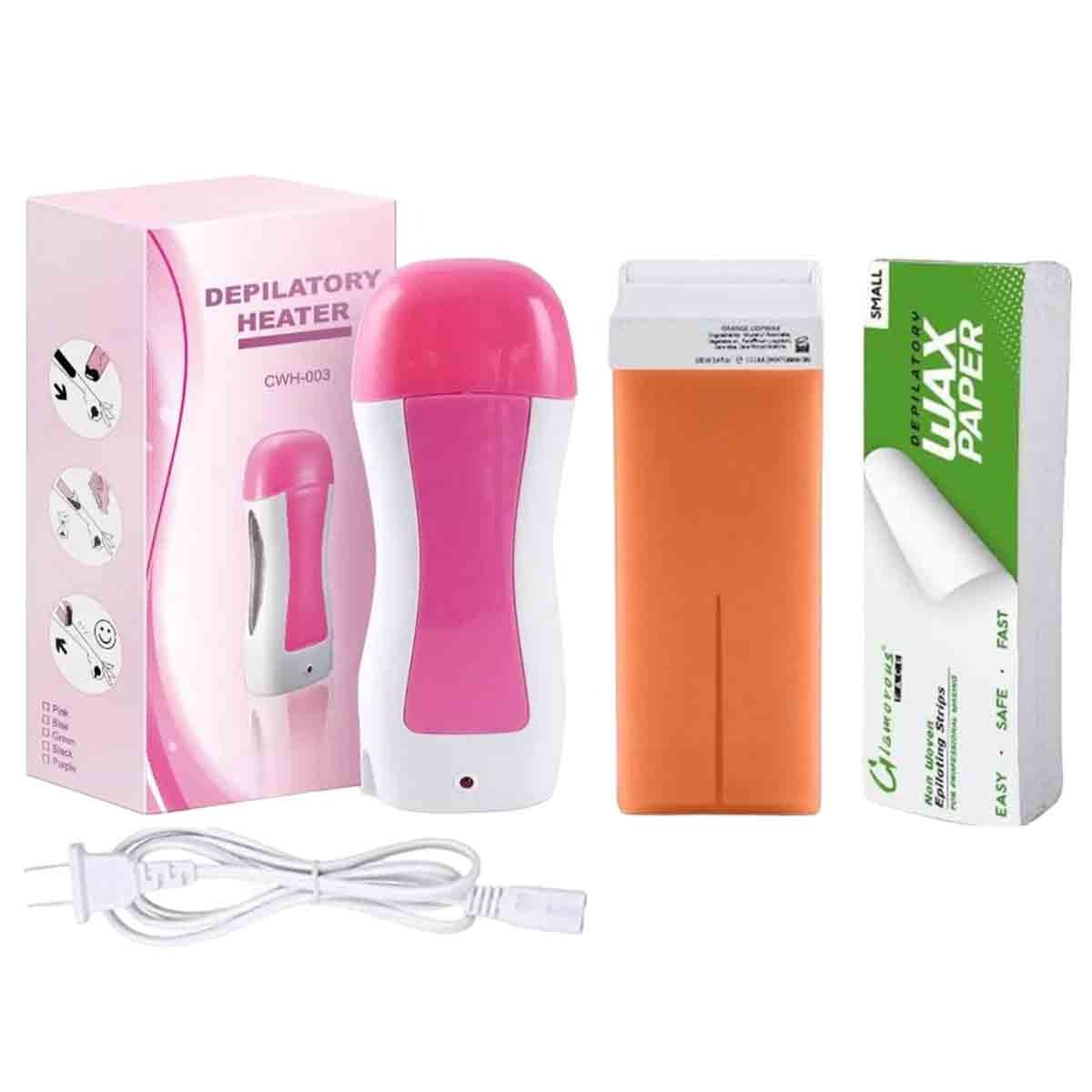 CWH-003 Depilatory Wax Heater Kit with Wax Paper - Buy Online in Pakistan at Zenbu Store