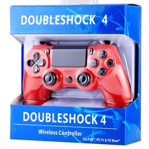 PS4 Wireless Controller Gamepad Doubleshock - Gaming Accessory Designed For Wireless Control And Daily Entertainment Routine - Red view 5