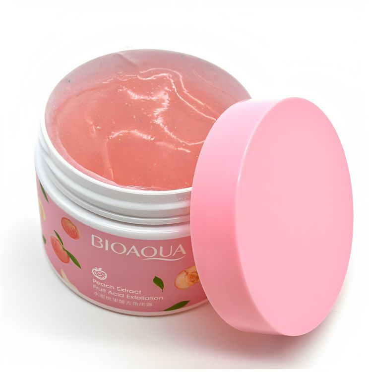 Bioaqua Whitening Face & Body Scrub Peach Gel - 140g view 3