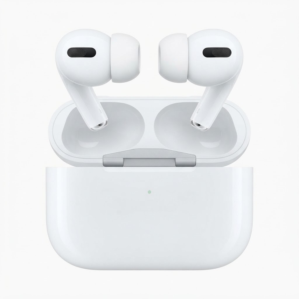 Pro 2 White Wireless Earbuds – Active Noise Cancelling In-Ear Headphones view 2