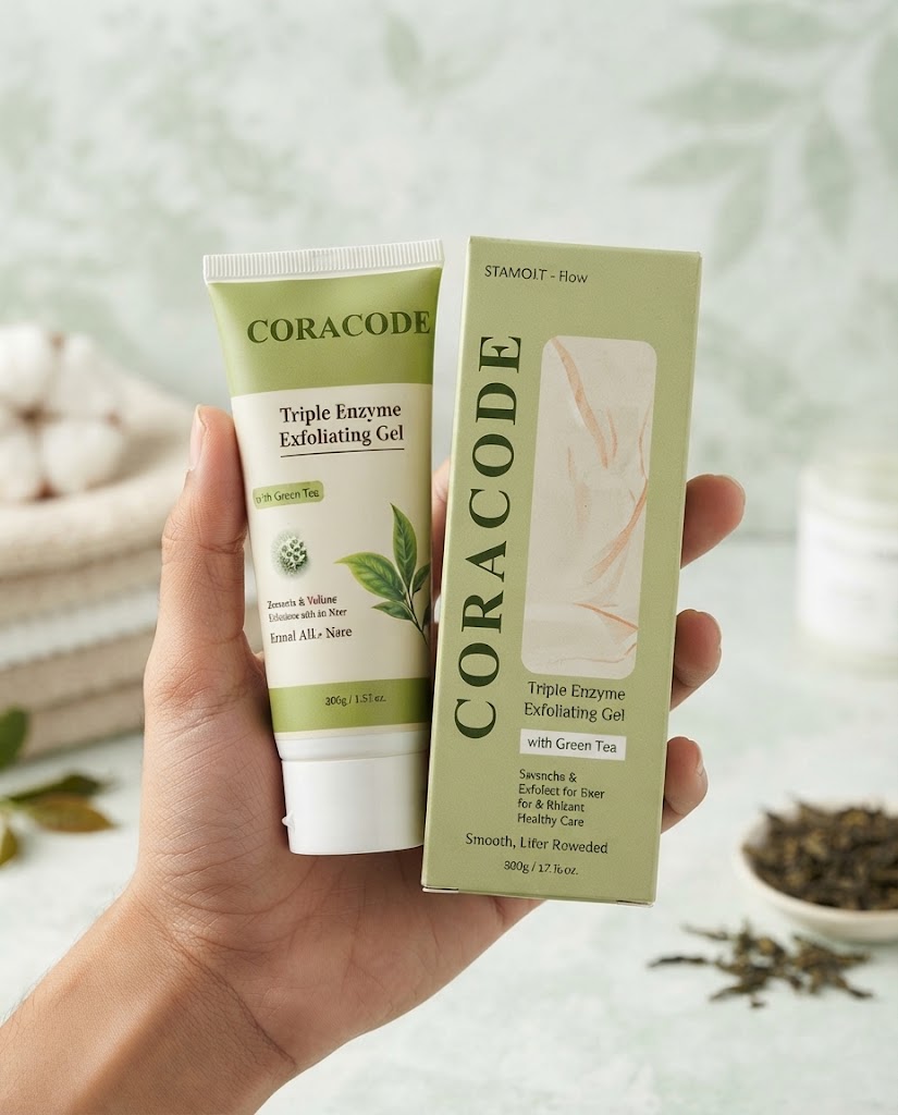 Coracode Triple Enzyme Exfoliating Gel - Buy Online in Pakistan at Zenbu Store