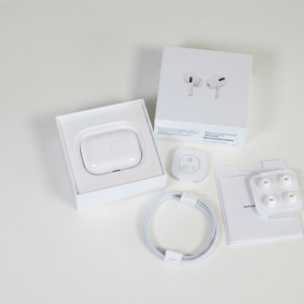 Pro 2 White Wireless Earbuds – Active Noise Cancelling In-Ear Headphones