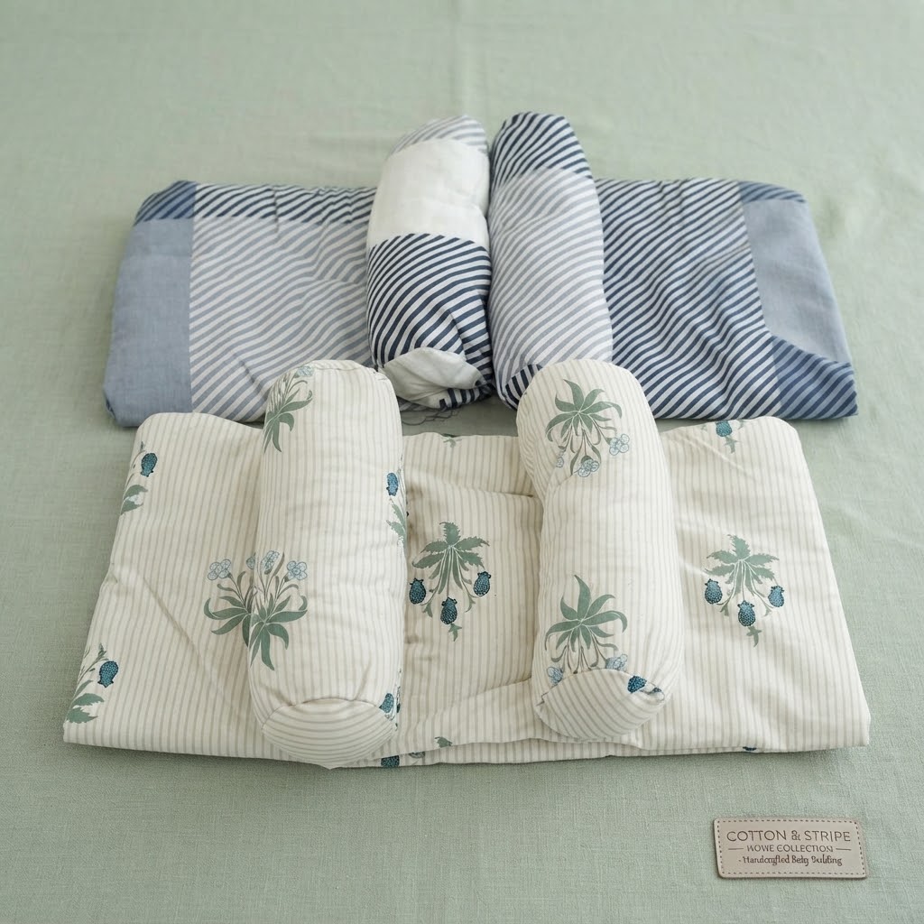 Infant Pillow | Newborn Baby Head Shaping Anti-Rollover Pillow (Random Design) view 3