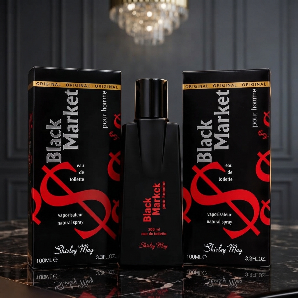 Shirley May Black Market Pour Homme Perfume - Fragrance Accessory Designed For Scent Application - 100ML view 3