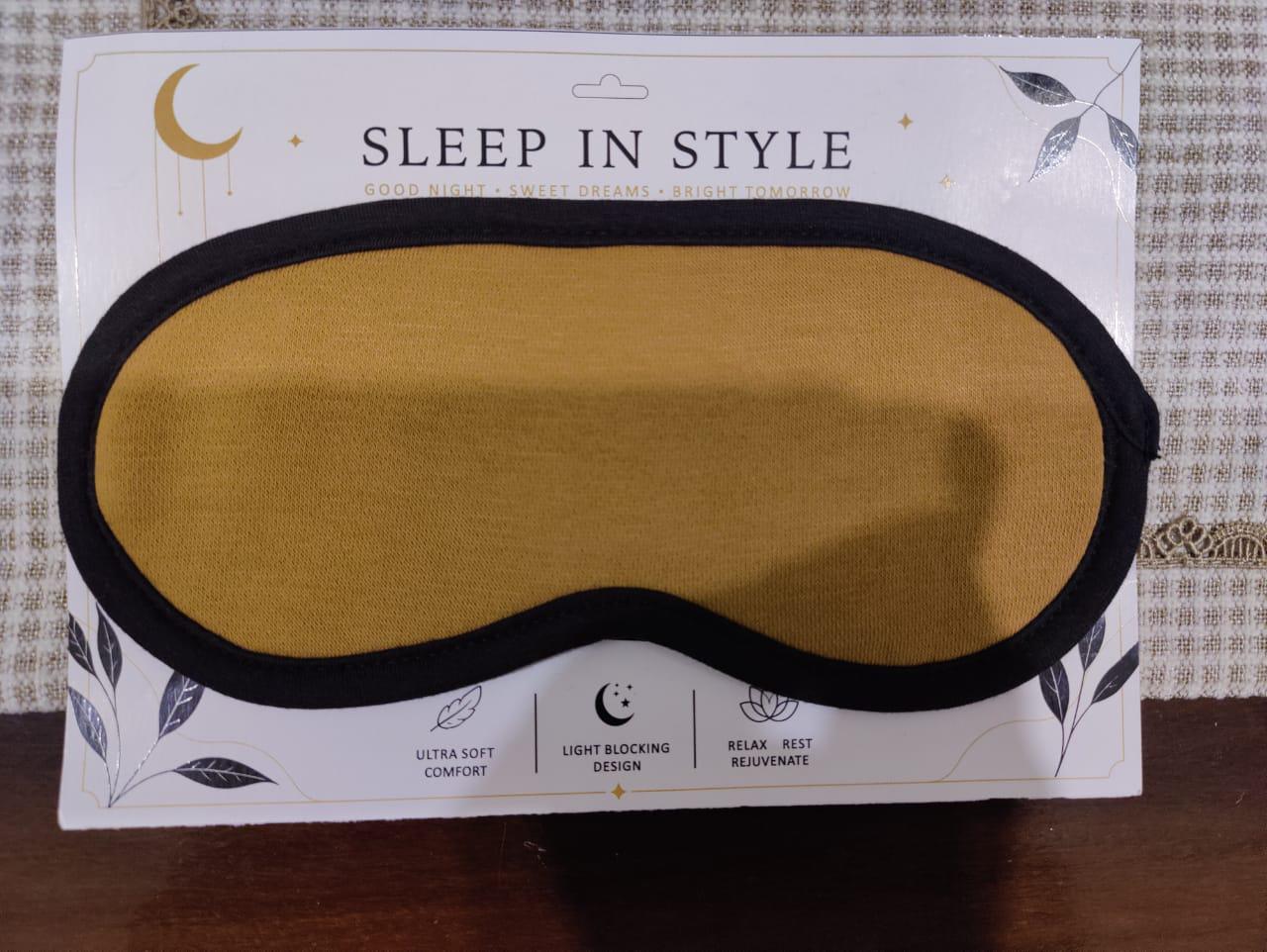 Premium Quality Adjustable Sleep Mask | Lightweight Breathable Design For Travel & Home Use view 4