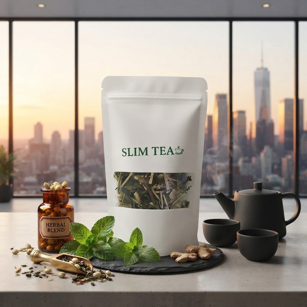 Auric Beauty Organic Slim Tea – Herbal Wellness & Weight Management Infusion view 2
