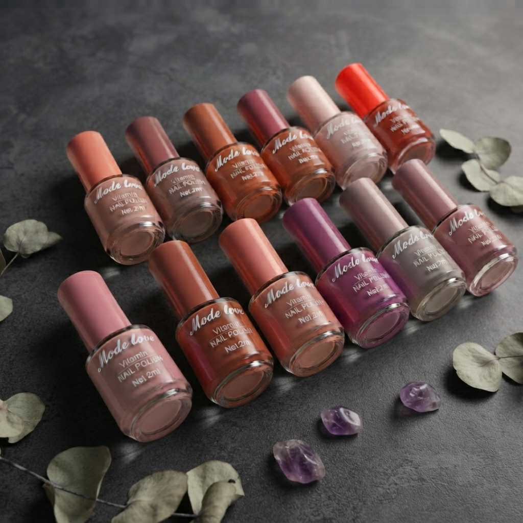 Pack of 6 - High Pigmented Big Size Nail Polish Set – Vibrant Long-Lasting Colours (Mix Shades) thumbnail 4