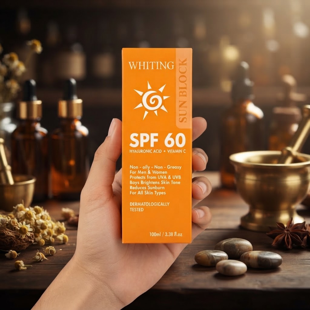 Whiting Sunblock SPF 60 (100ml) - Buy Online in Pakistan at Zenbu Store