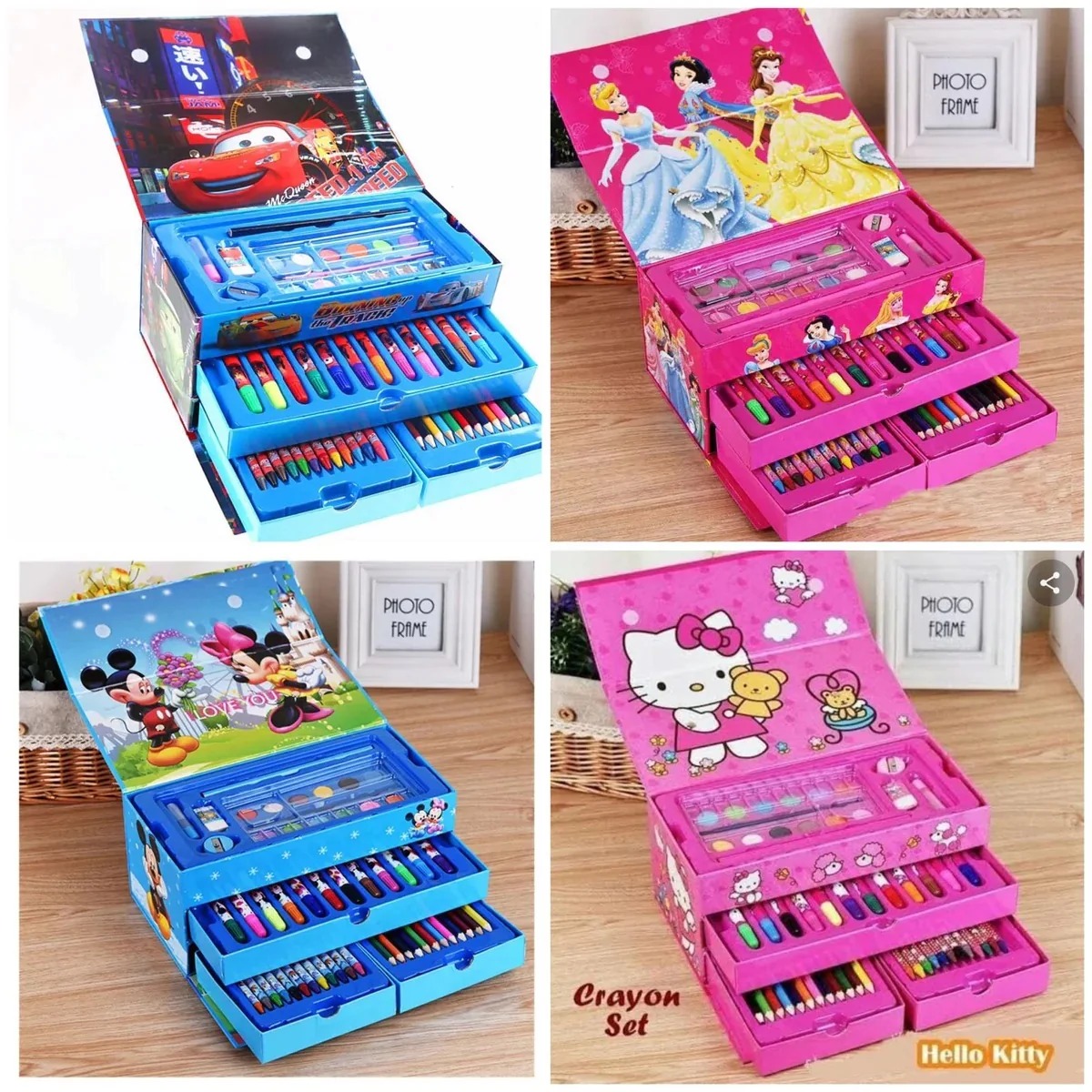 54 Pcs Color Kit - Art Accessory Designed For Creative Drawing And Daily Craft Routine (Random Colour)