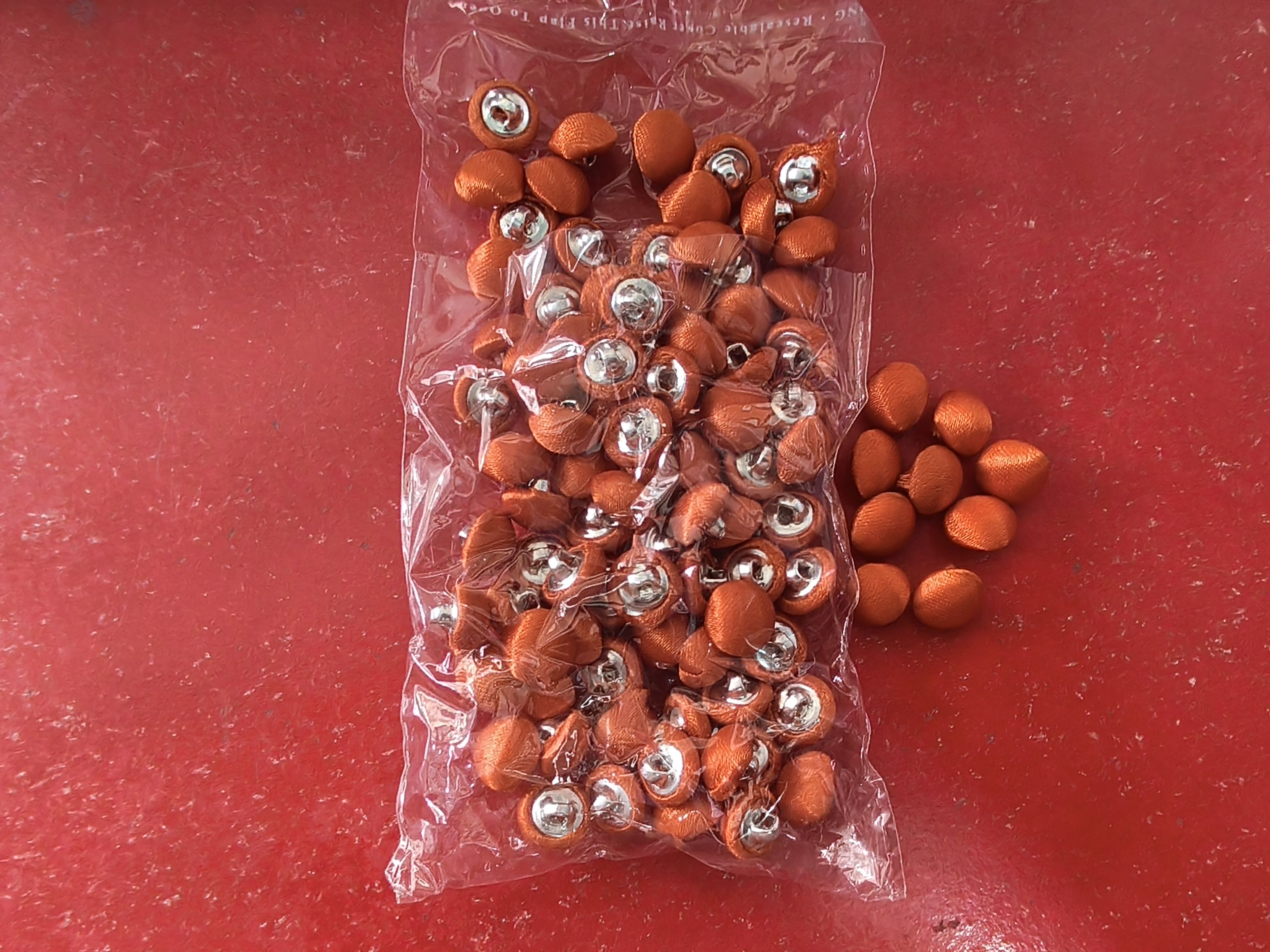Ladies Shamoz Fabric-Covered Buttons - 100 Pieces per Packet thumbnail 3