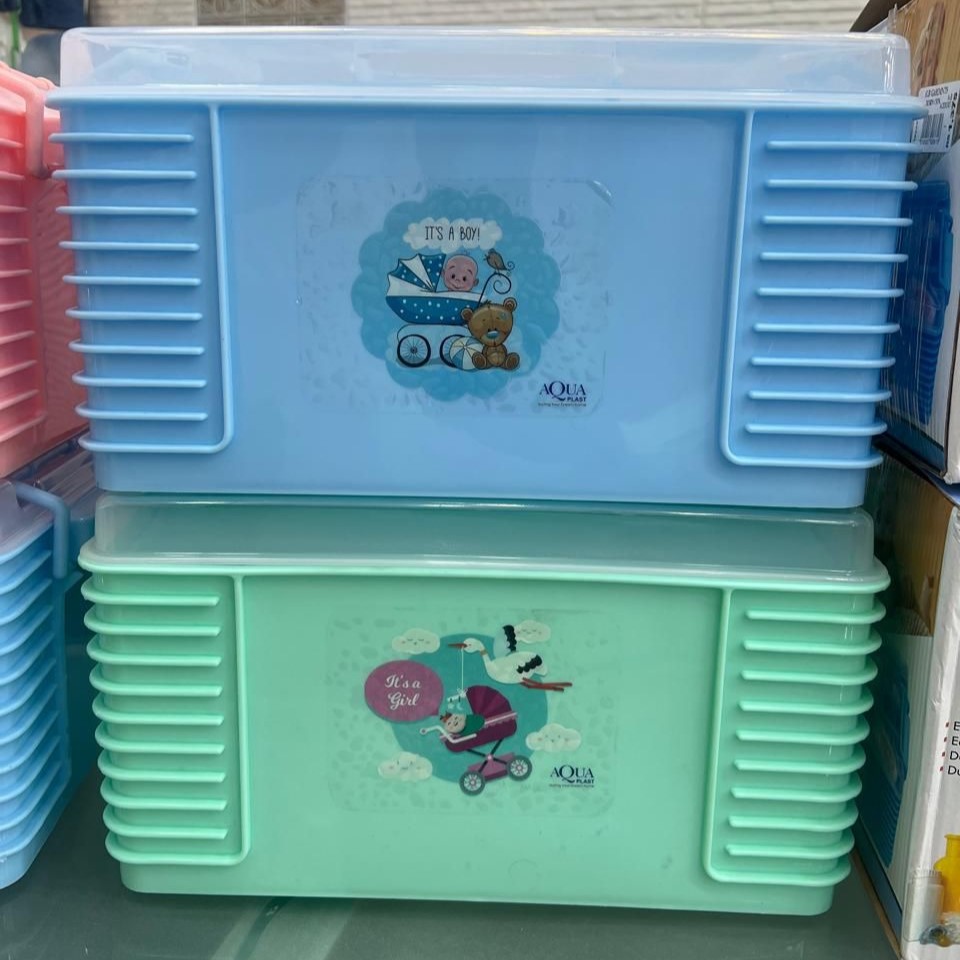 Portable Baby Care Storage Box - Nursery Accessory Designed For Baby Organization And Daily Storage Routine (Random Color)