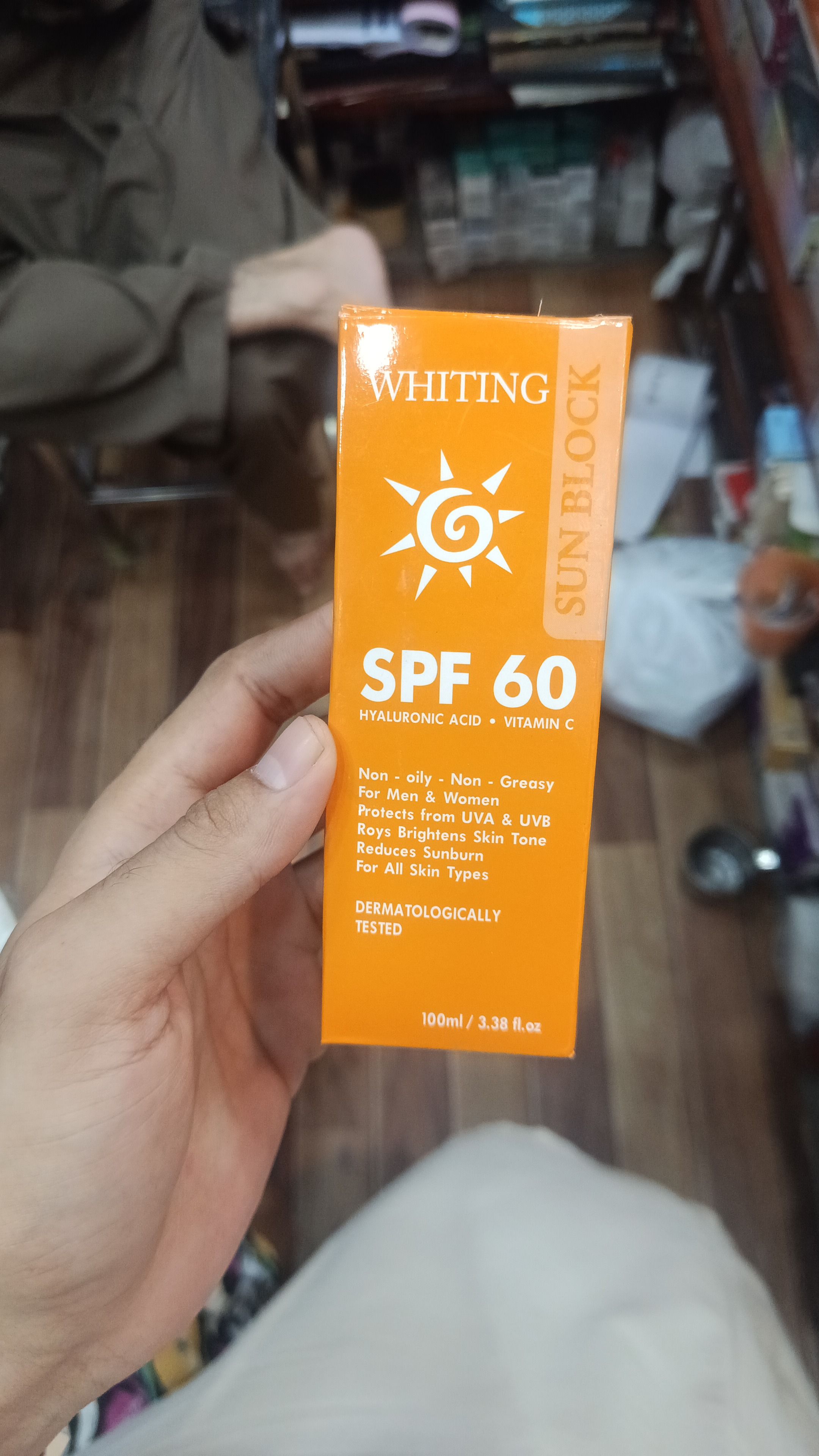 Whiting Sunblock SPF 60 (100ml) – Advanced UV Protection & Whitening Cream thumbnail 4
