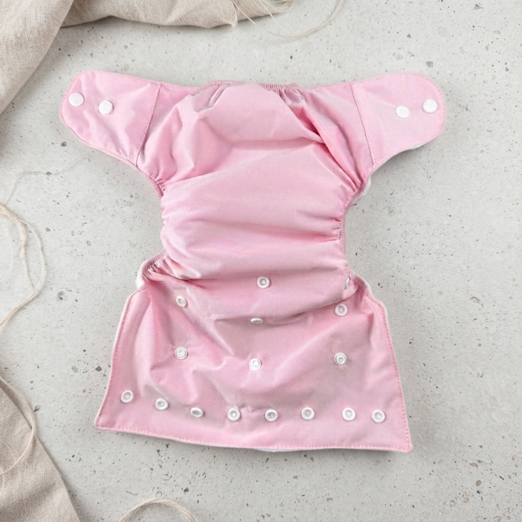 Imported washable diaper with inner (Random Color)