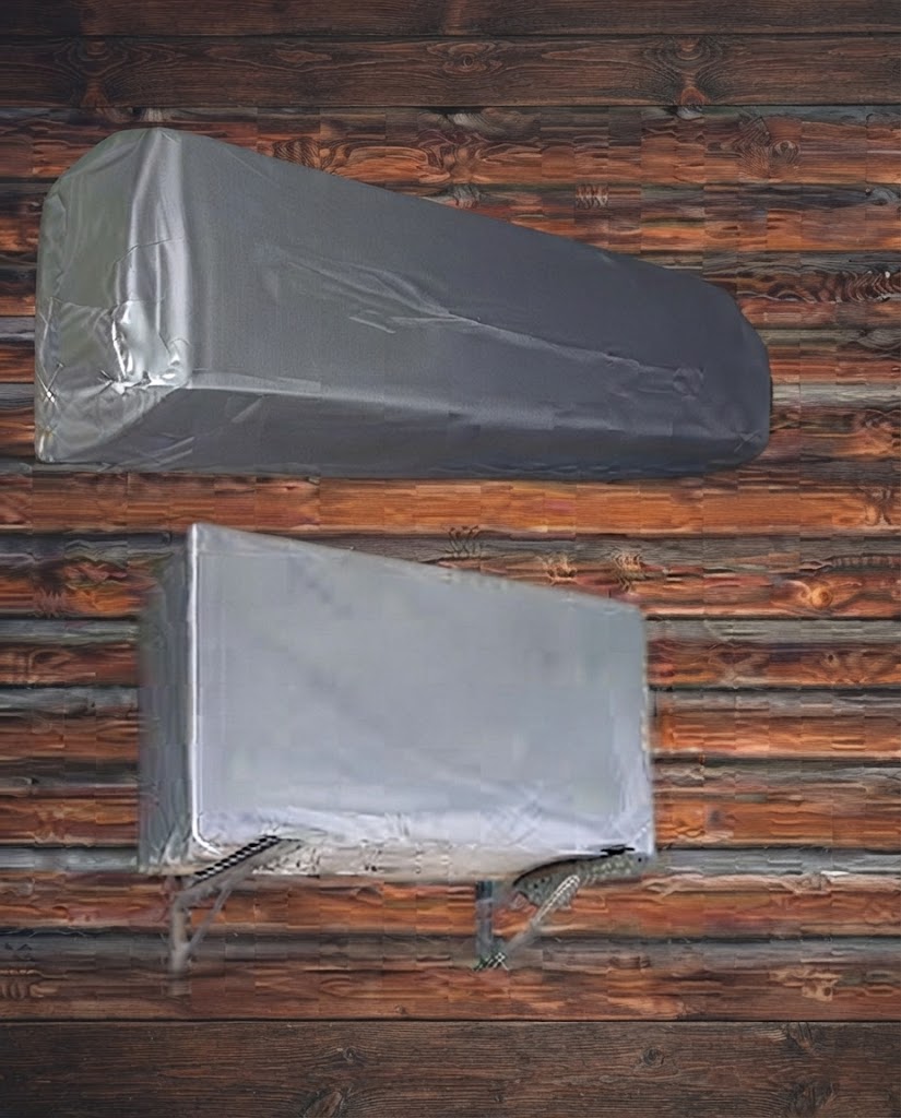 AC Cover 1.5 Ton Dust Proof, Waterproof, Parachute Material (2 Pcs Set) thumbnail 3