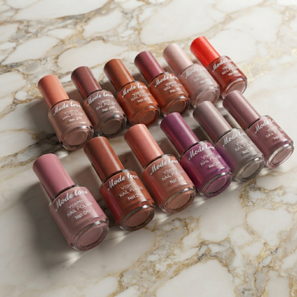 Pack of 6 - High Pigmented Big Size Nail Polish Set – Vibrant Long-Lasting Colours (Mix Shades) thumbnail 3