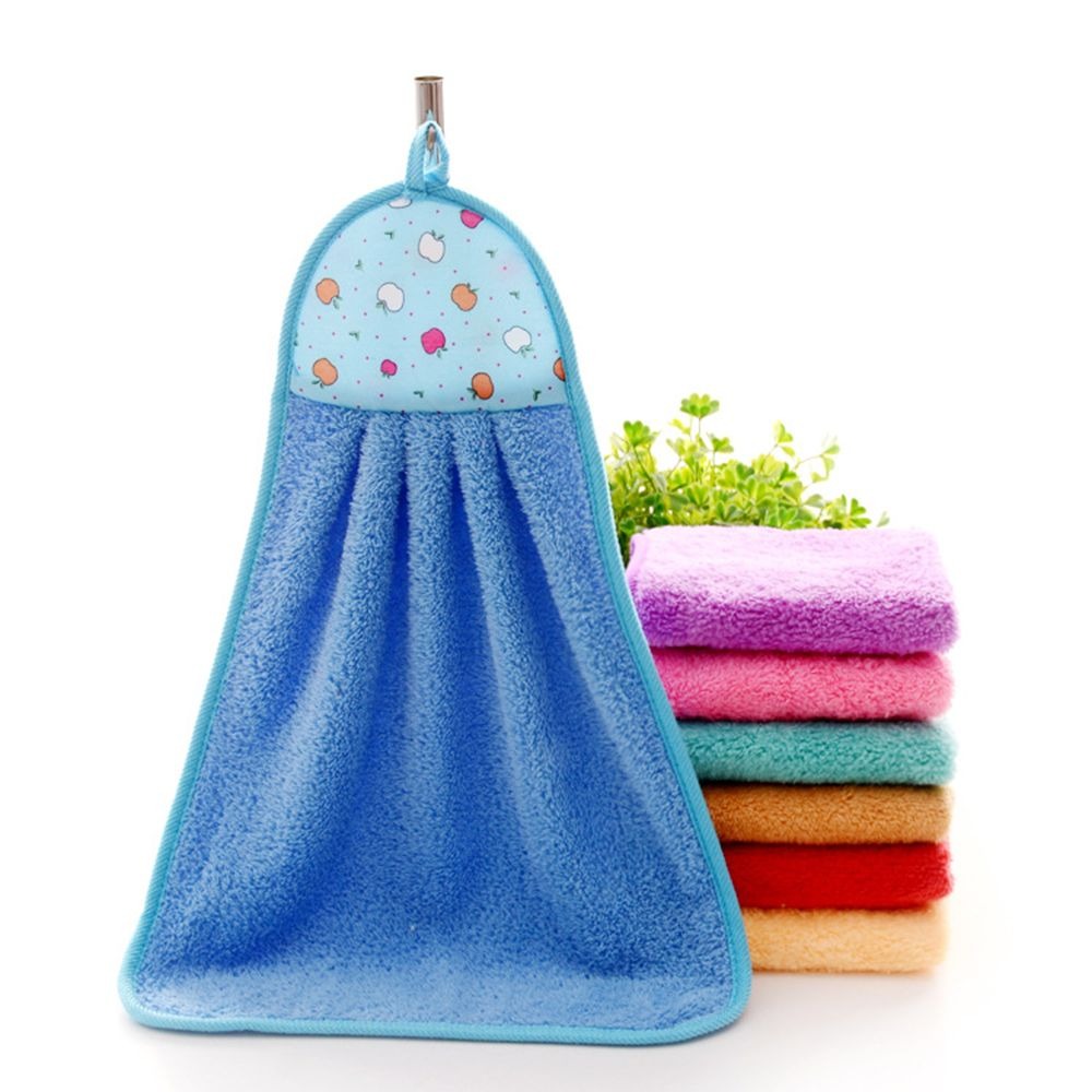 Cotton hanging kitchen towels (Size: 13" x 26") | Random Color thumbnail 4