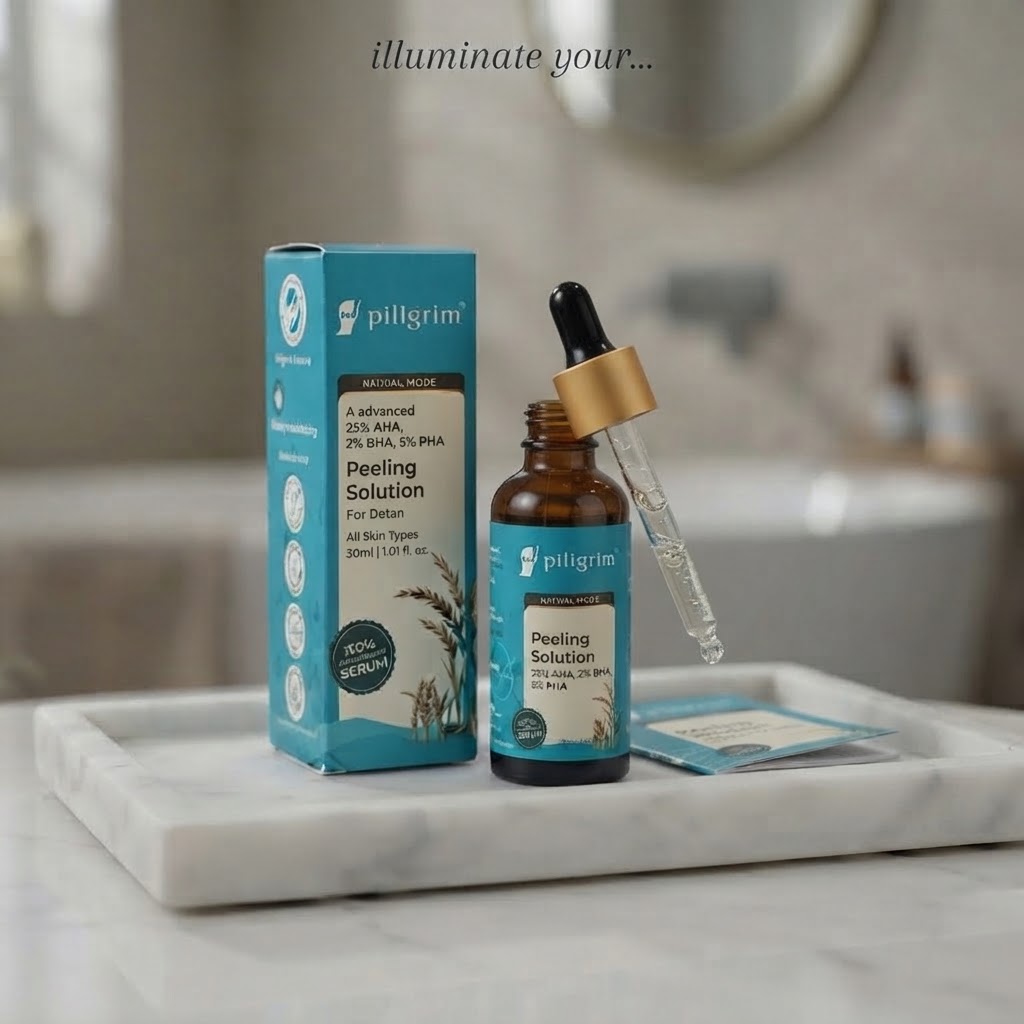 Pilgrim Peeling Solution 30ml – Advanced Exfoliating Facial Serum for Radiance thumbnail 2