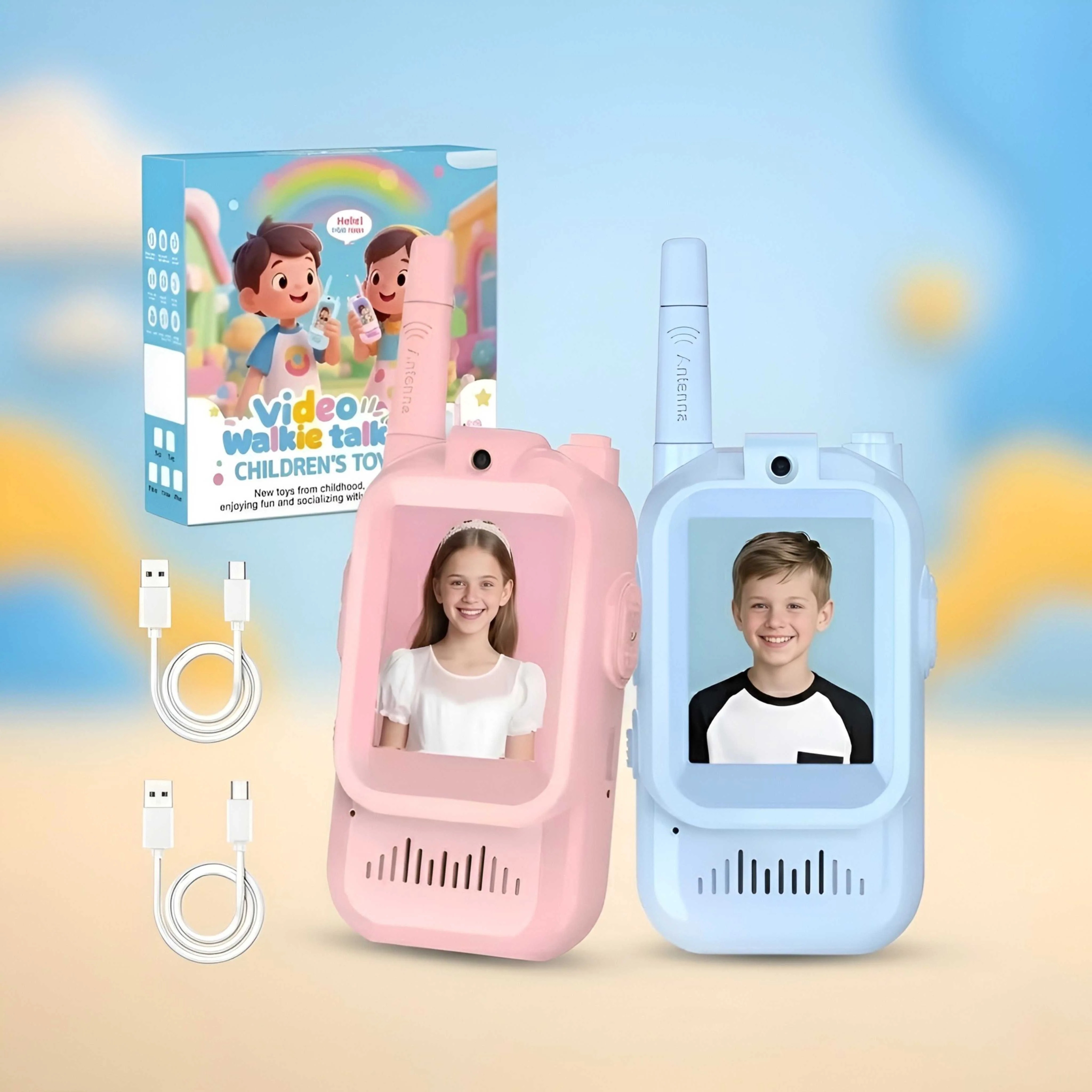 Kids Video Walkie Talkie Toy – 2 Way Communication Toy thumbnail 2