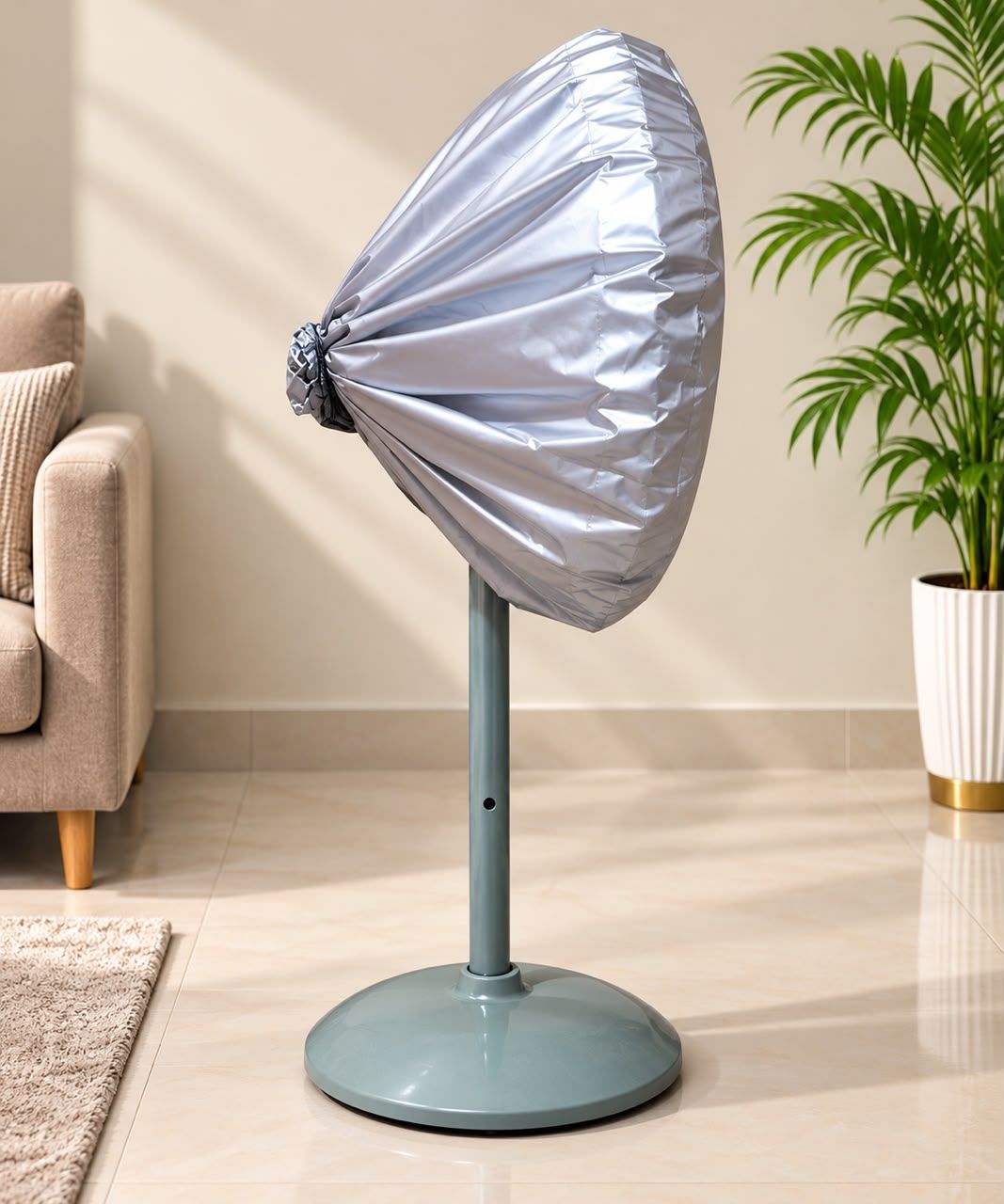 Waterproof & Dustproof Pedestal Fan Cover - Universal Size thumbnail 2