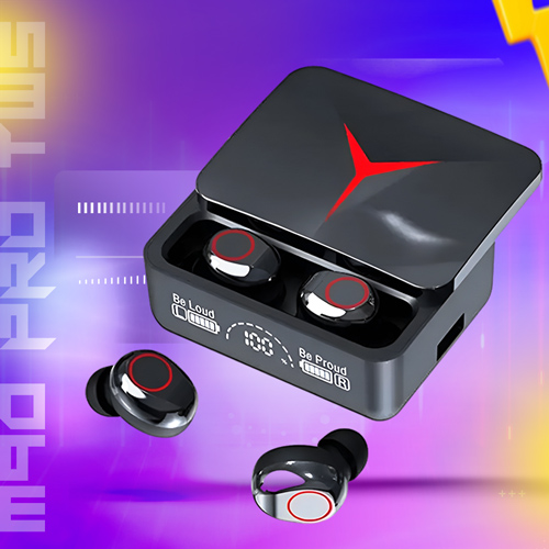 M90 Pro TWS Wireless Earbuds – Premium Bluetooth Earphones with LED Digital Display thumbnail 2