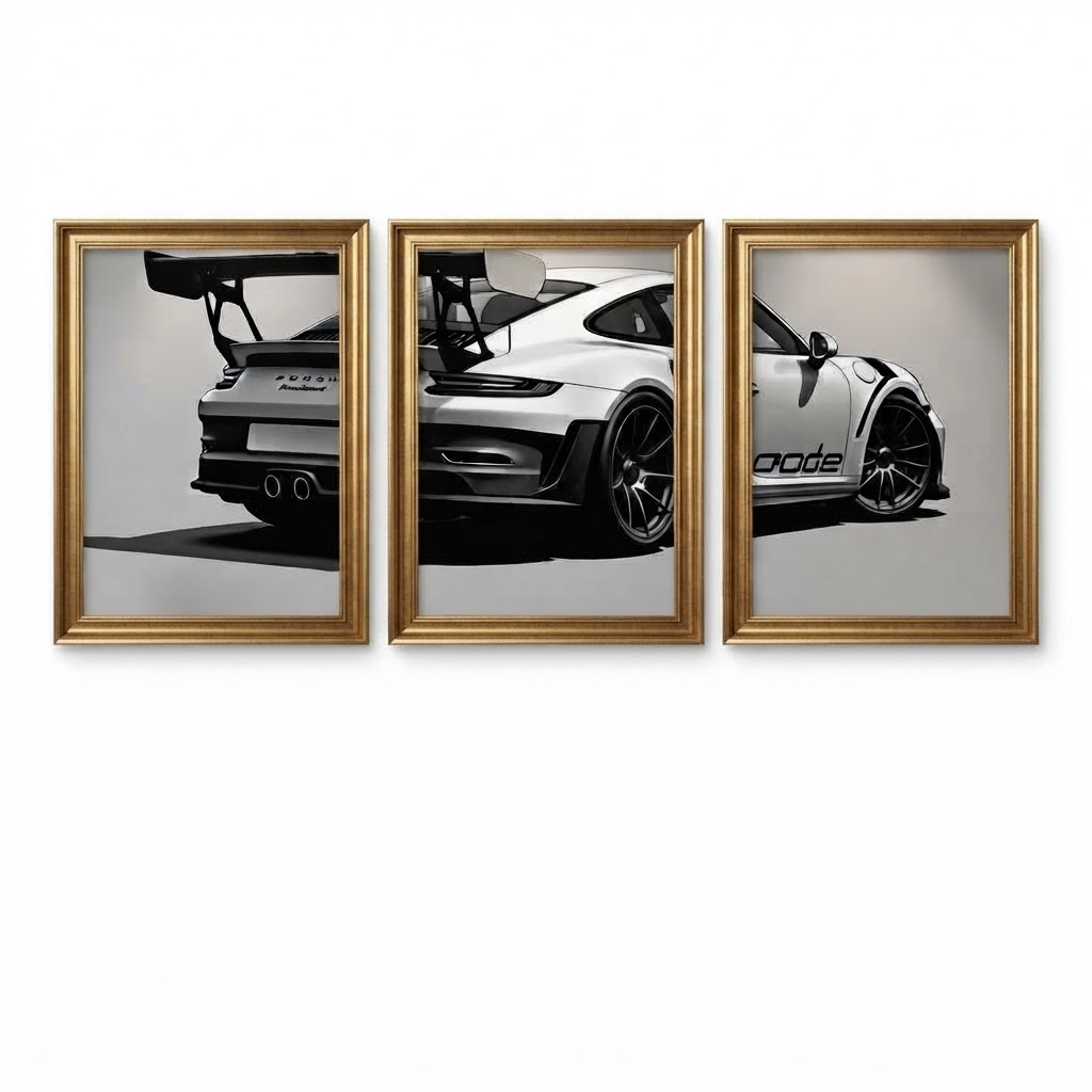 Set of 3 Premium Wall Art Photo Tiles – Home Decor Accessory Designed For Interior Styling And Daily Living Space Routine - Size: 8x11 thumbnail 2