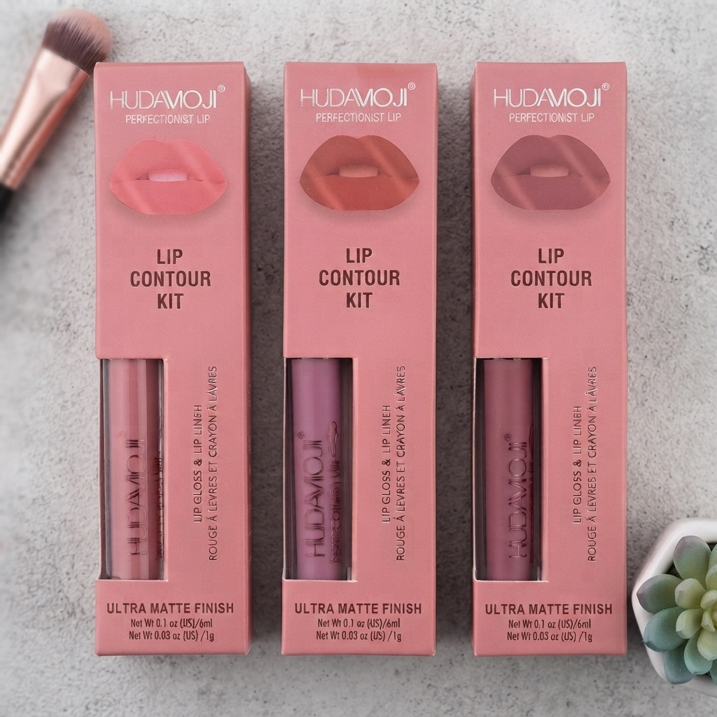 Hudamoji Perfectionist Lip Contour Kit - Beauty Accessory Designed For Lip Care And Daily Makeup Routine thumbnail 3