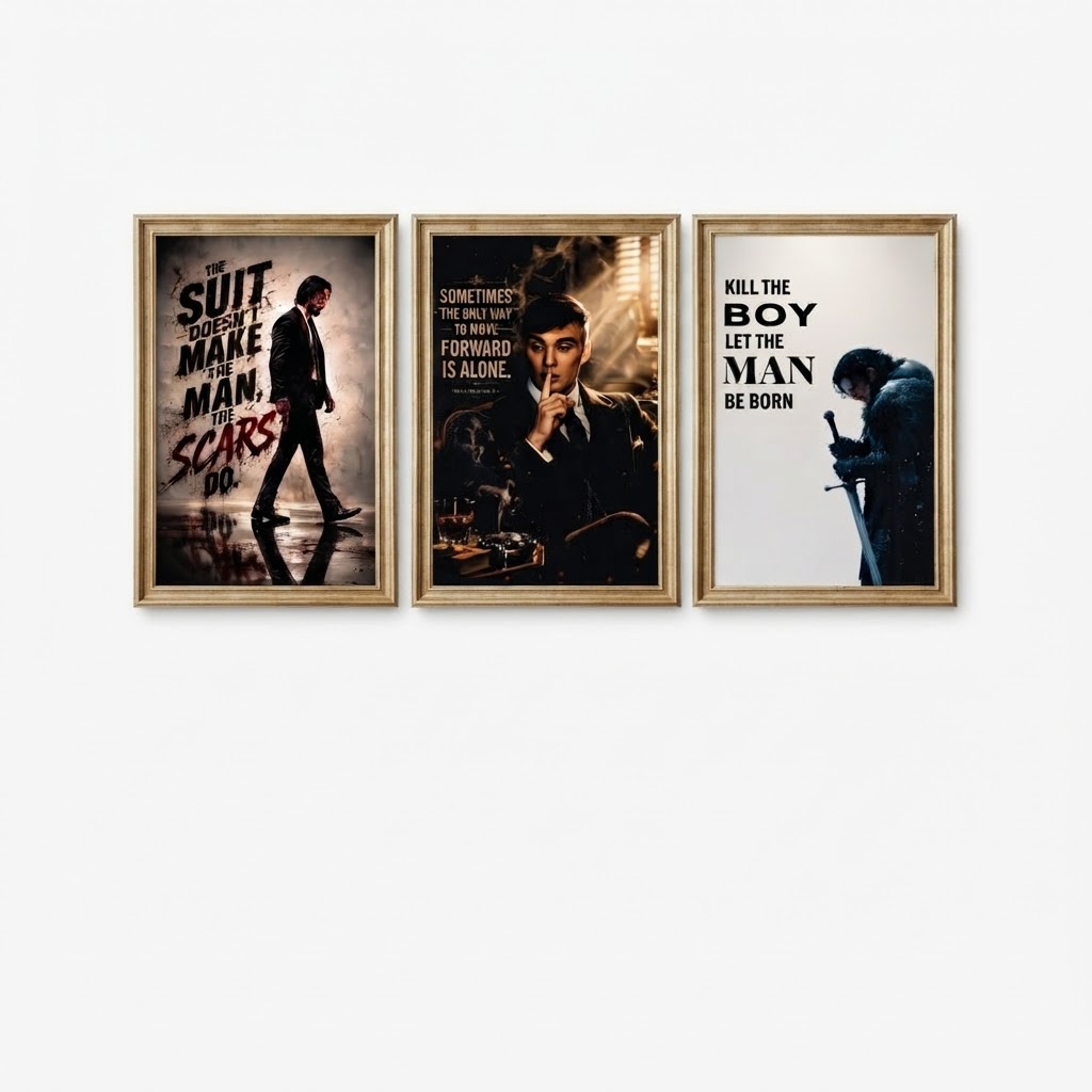 Set of 3 Premium Wall Art Photo Tiles – Home Decor Accessory Designed For Interior Styling And Daily Living Space Routine - Size: 8x11 thumbnail 2