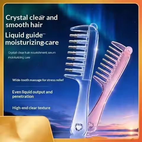Scalp Massage & Relaxing Comb with Rolling Balls – Gentle Head Massager Comb for Scalp Massage, Hair Care & Relaxation (Random Color) thumbnail 5