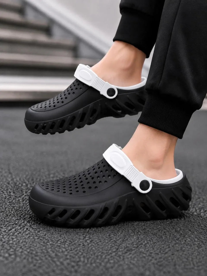 Men's Comfortable EVA Outdoor Clogs - Anti-Slip Beach And Garden Slippers - Footwear Accessory Designed For Outdoor Walking And Daily Routine thumbnail 3