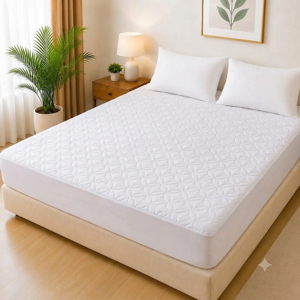 Ultrasonic Quilted Waterproof Mattress Protector - Buy Online in Pakistan at Zenbu Store (Image 9)