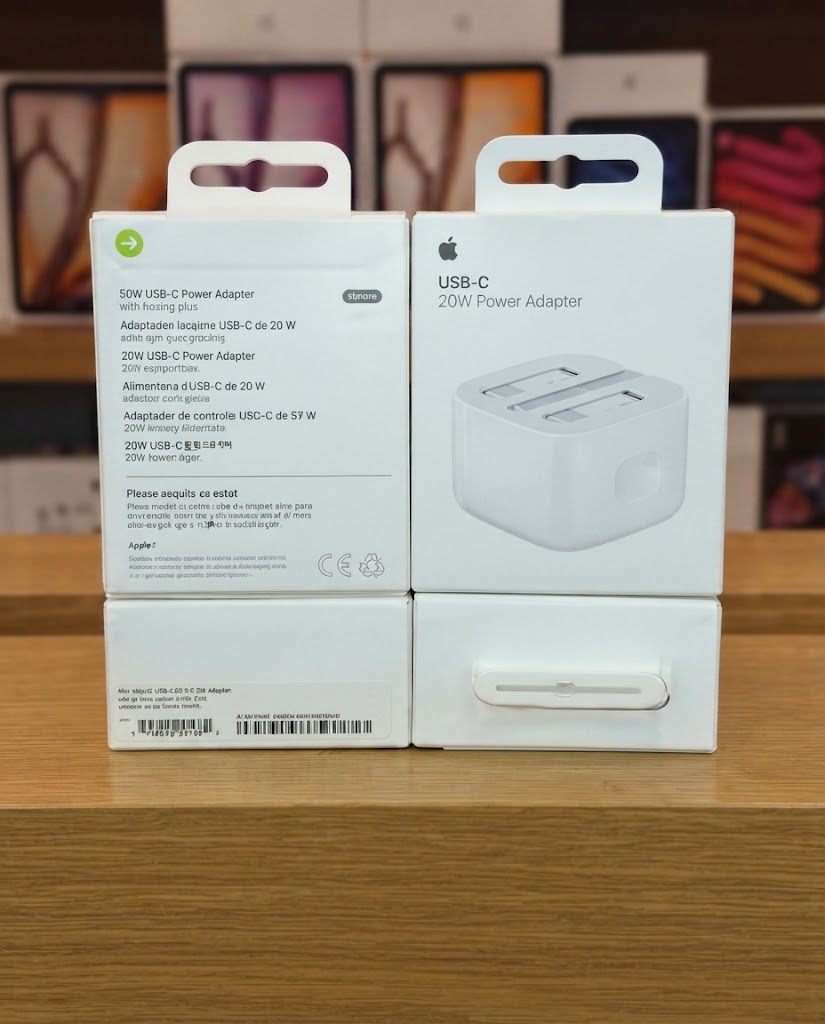 Apple 20W USB-C Power Adapter (3-Pin) – High-Quality Fast Wall Charger thumbnail 4